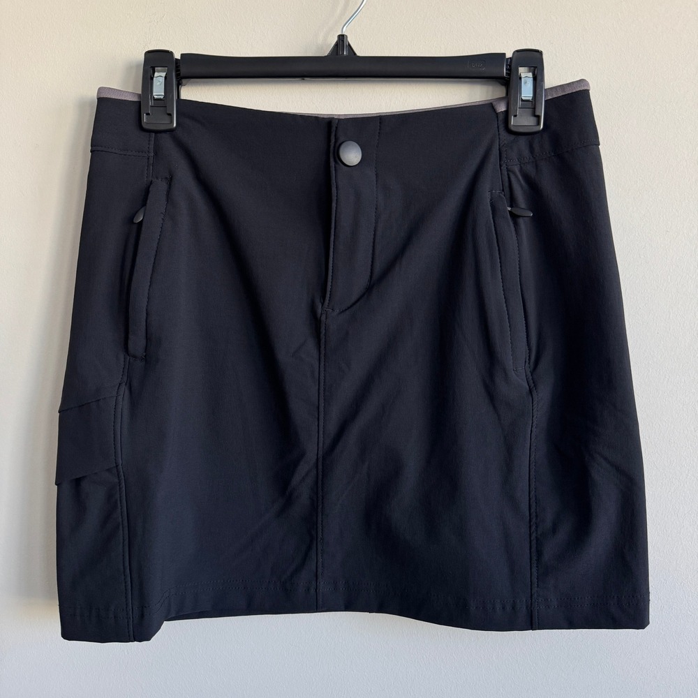 Columbia Omni-Shield Advanced Repellency Black Hiking Skort Womens 4/36 Active
